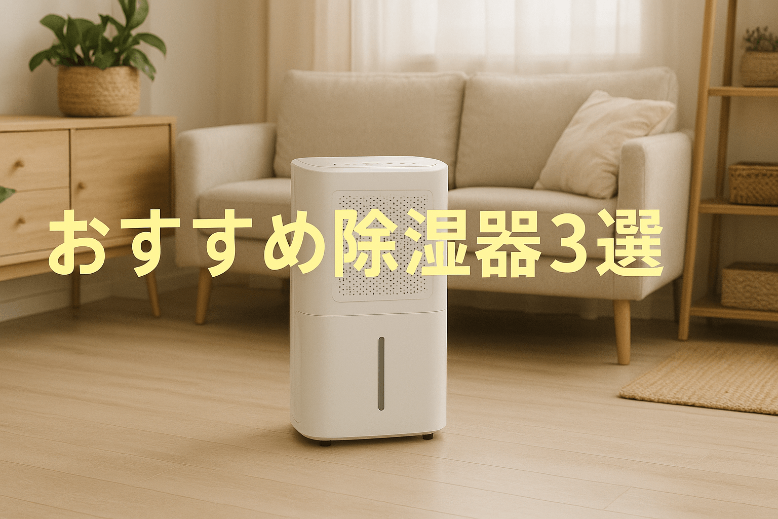 除湿機3選レビュー・比較 タイトル画像